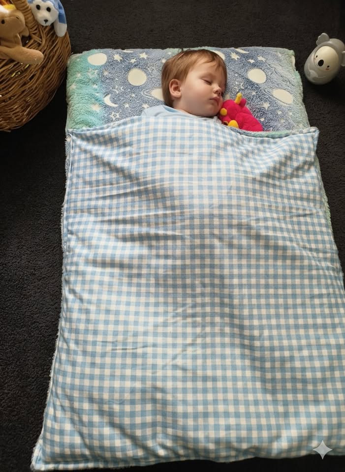 Custom Reversable Nap Sack for Toddler - Sensory Friendly