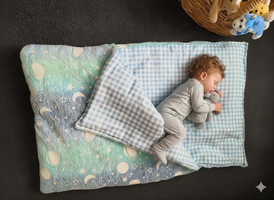 Custom Reversable Nap Sack for Toddler - Sensory Friendly